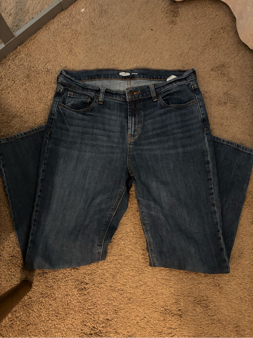 Old Navy Dark Blue Boyfriend Jeans